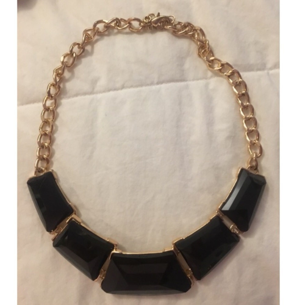 Black and gold necklace